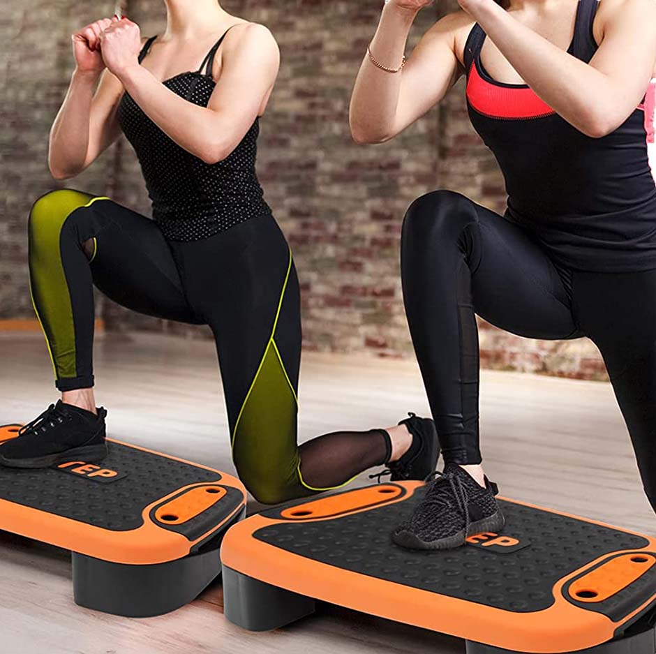 Πολλαπλών λειτουργιών Aerobic Stepper Fitness Step Board Platform12