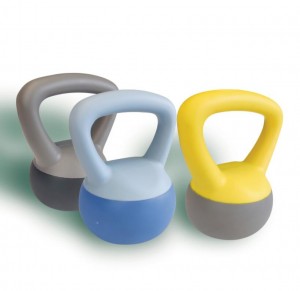ใช้งานบ้าน PVC Soft Kettlebell เพื่อการฝึกความแข็งแกร่ง