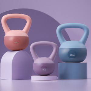 ใช้งานบ้าน PVC Soft Kettlebell เพื่อการฝึกความแข็งแกร่ง