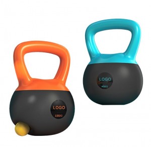 ใช้งานบ้าน PVC Soft Kettlebell เพื่อการฝึกความแข็งแกร่ง