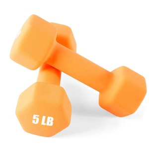 Hex Shape Neoprene Dumbbell and Vinyl Dipping Dumbbell