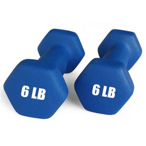 Hex Shape Neoprene Dumbbell and Vinyl Dipping Dumbbell
