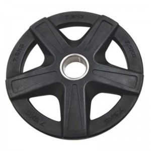 CPU Profession Weight Plates With Handle/ Weight Lifting Barbell Urethane Plate Gym PU Weight Plates