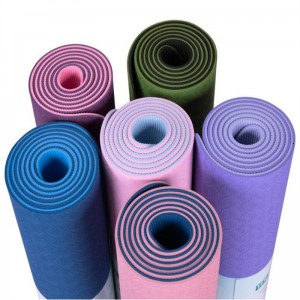 Eco-friendly Non Slip Design TPE Yoga Mat